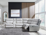 6-Piece Reclining Sectional with Storage Console