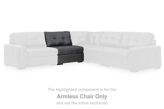 Myers Furniture Outlet - Ashley Furniture - Brindley Pier Sectional - RAF 6-Piece Sectional / Fog - 99503S5
