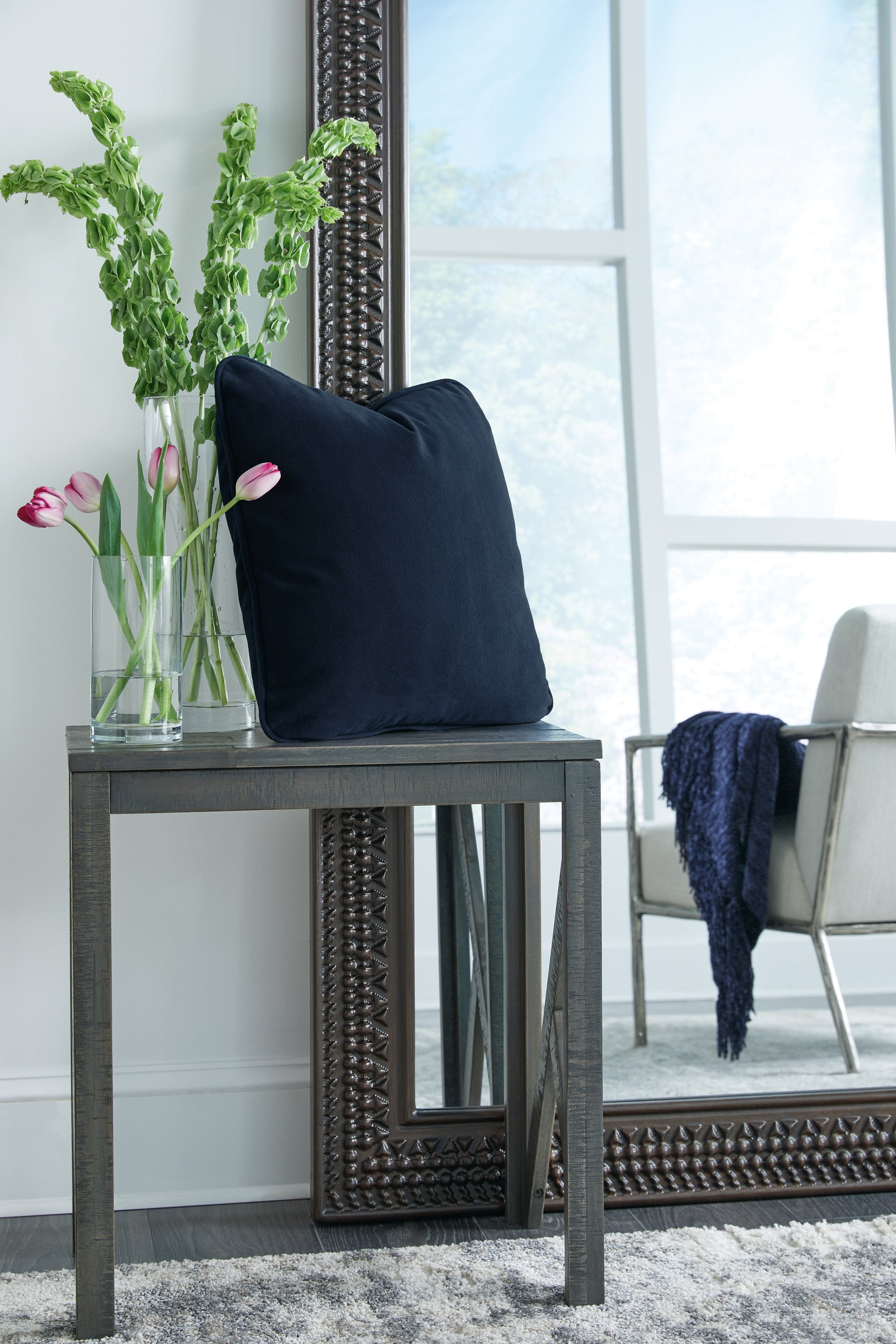 Myers Furniture Outlet - Ashley Furniture - Caygan Pillows - Pillow (4/CS) / Ink - A1000916