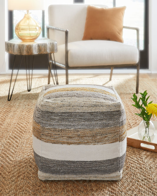 Myers Furniture Outlet - Ashley Furniture - Josalind Pouf - Pouf / Multi - A1000935