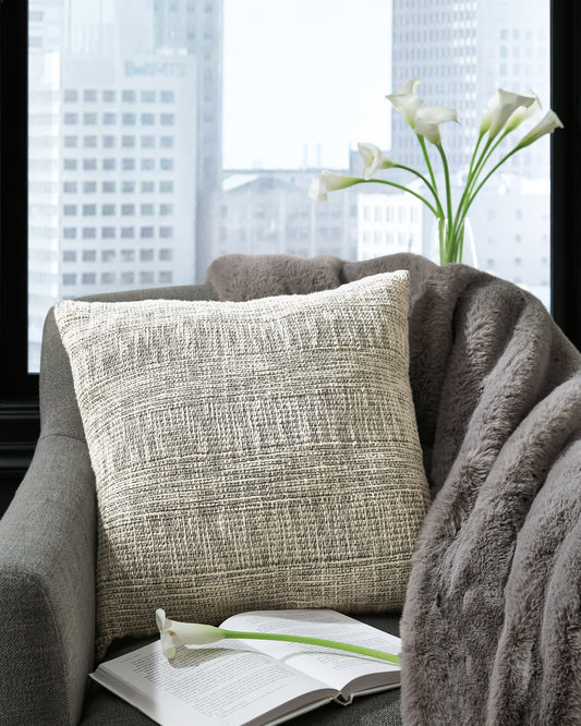 Myers Furniture Outlet - Ashley Furniture - Carddon Pillows - Pillow (4/CS) / Brown/White - A1000971