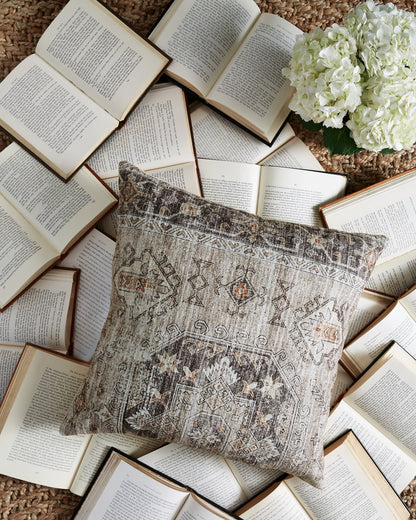 Myers Furniture Outlet - Ashley Furniture - Roseridge Pillows - Pillow (4/CS) / Brown/Black/Cream - A1000972