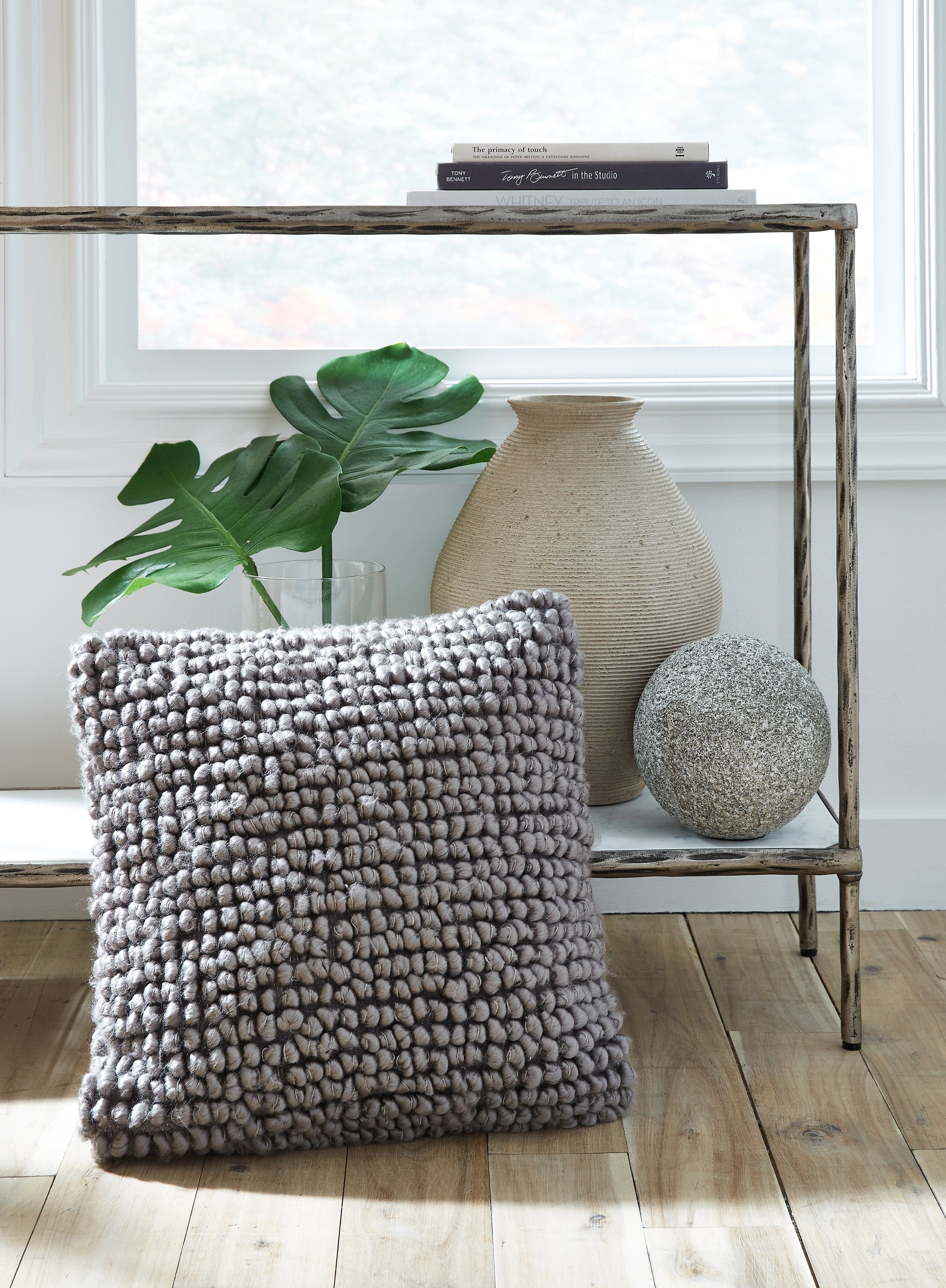 Myers Furniture Outlet - Ashley Furniture - Aavie Pillows - Pillow (4/CS) / Gray - A1000977