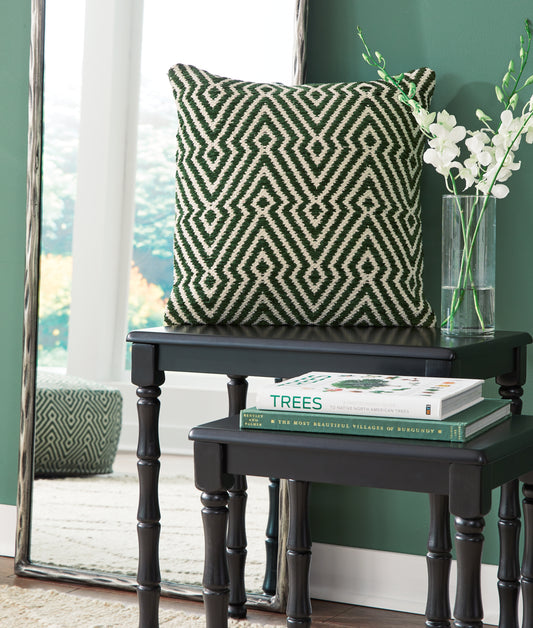 Myers Furniture Outlet - Ashley Furniture - Digover Pillows - Pillow (4/CS) / Green/Ivory - A1001036