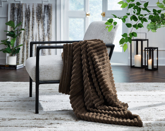 Myers Furniture Outlet - Ashley Furniture - Alsonwell Throw (Set of 3) - Throw (3/CS) / Brown - A1001082