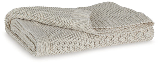 Myers Furniture Outlet - Ashley Furniture - Gayelery Throw (Set of 3) - Throw (3/CS) / Sand - A1001084