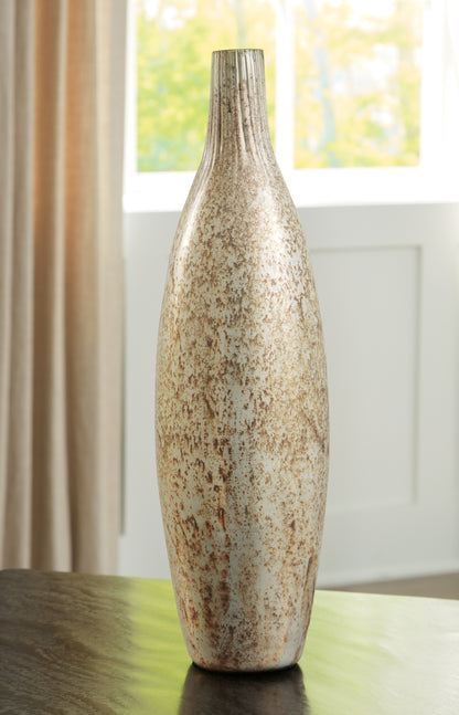 Myers Furniture Outlet - Ashley Furniture - Plawite Vase - Vase / Antique Silver Finish - A2000639