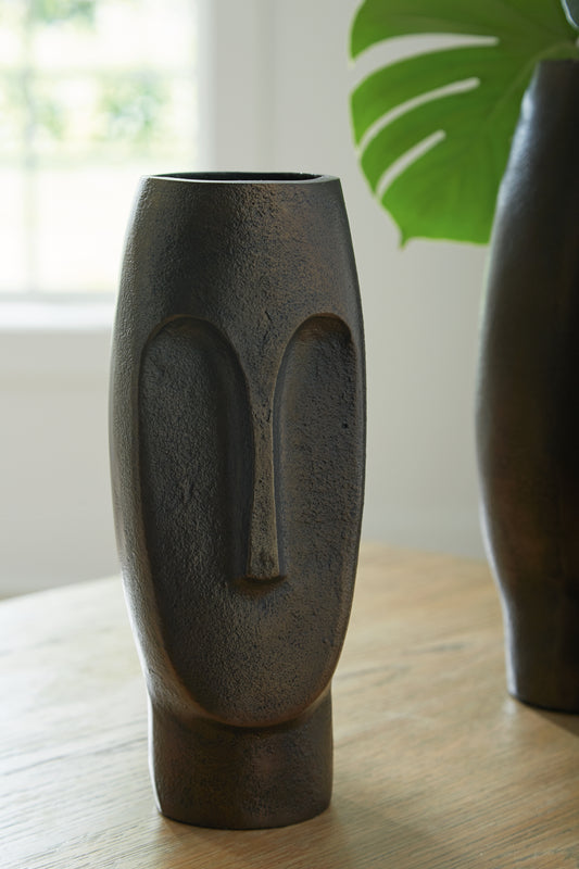 Myers Furniture Outlet - Ashley Furniture - Elanman Vase - Vase / Antique Bronze - A2000693