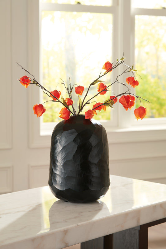 Myers Furniture Outlet - Ashley Furniture - Ryanford Vase - Vase / Black - A2000718