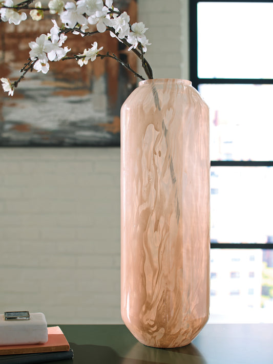 Myers Furniture Outlet - Ashley Furniture - Dushby Vase - Vase / Blush Pink - A2000730