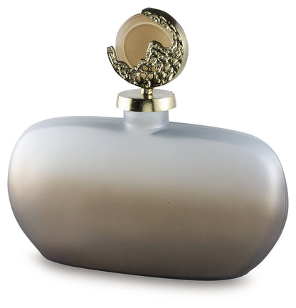 Myers Furniture Outlet - Ashley Furniture - Acario Jar - Jar / Taupe/Gold Finish - A2000781
