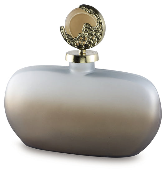 Myers Furniture Outlet - Ashley Furniture - Acario Jar - Jar / Taupe/Gold Finish - A2000781