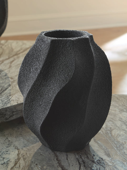 Myers Furniture Outlet - Ashley Furniture - Judworth Vase - Vase / Black - A2000875