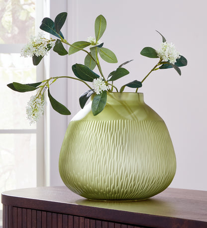 Myers Furniture Outlet - Ashley Furniture - Scottyard Vase - Vase / Olive Green - A2900007