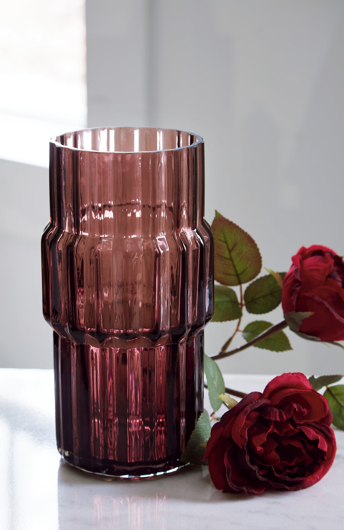 Myers Furniture Outlet - Ashley Furniture - Dorlow Vase - Vase / Mauve - A2900024V