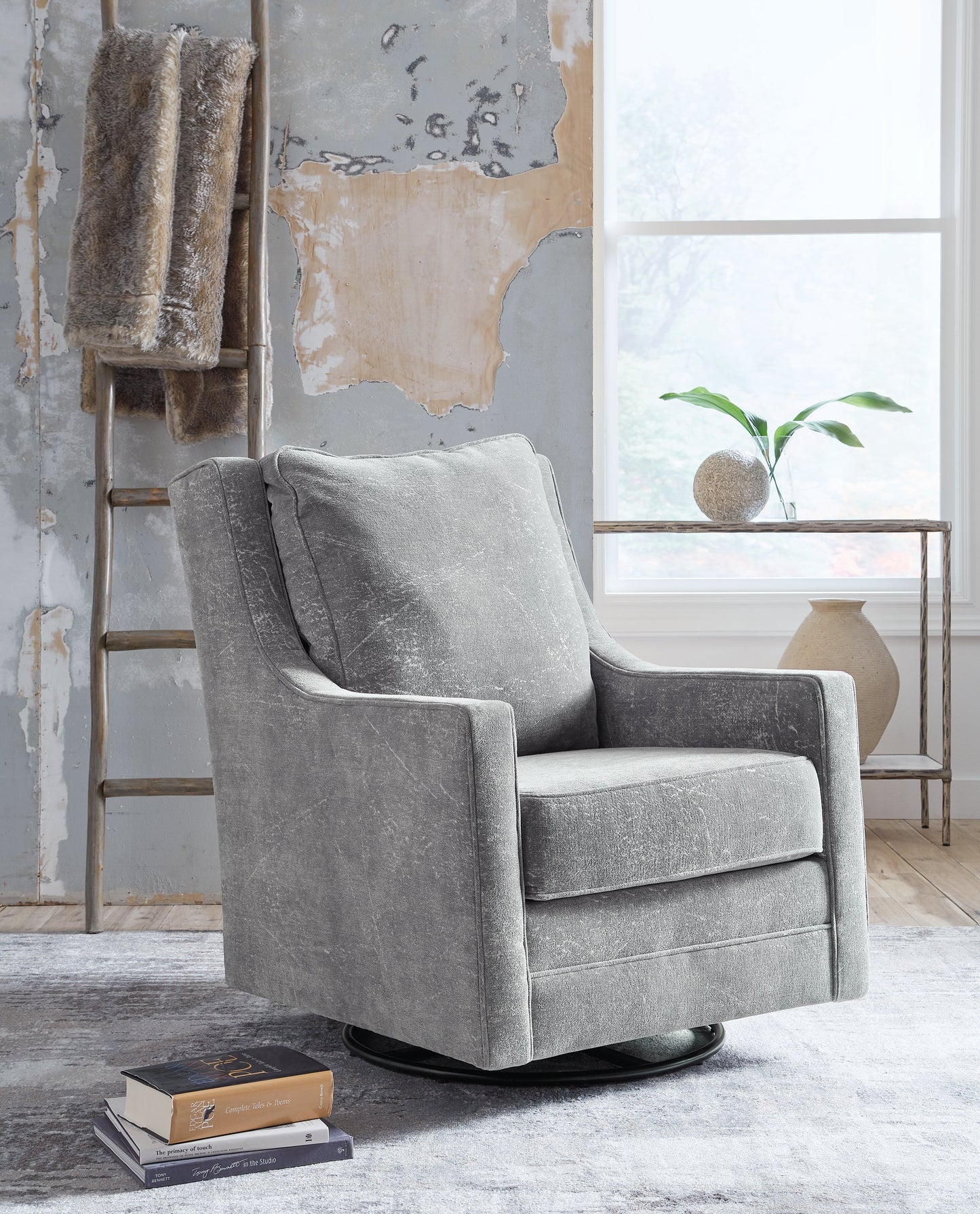 Kambria Swivel Glider Accent Chair