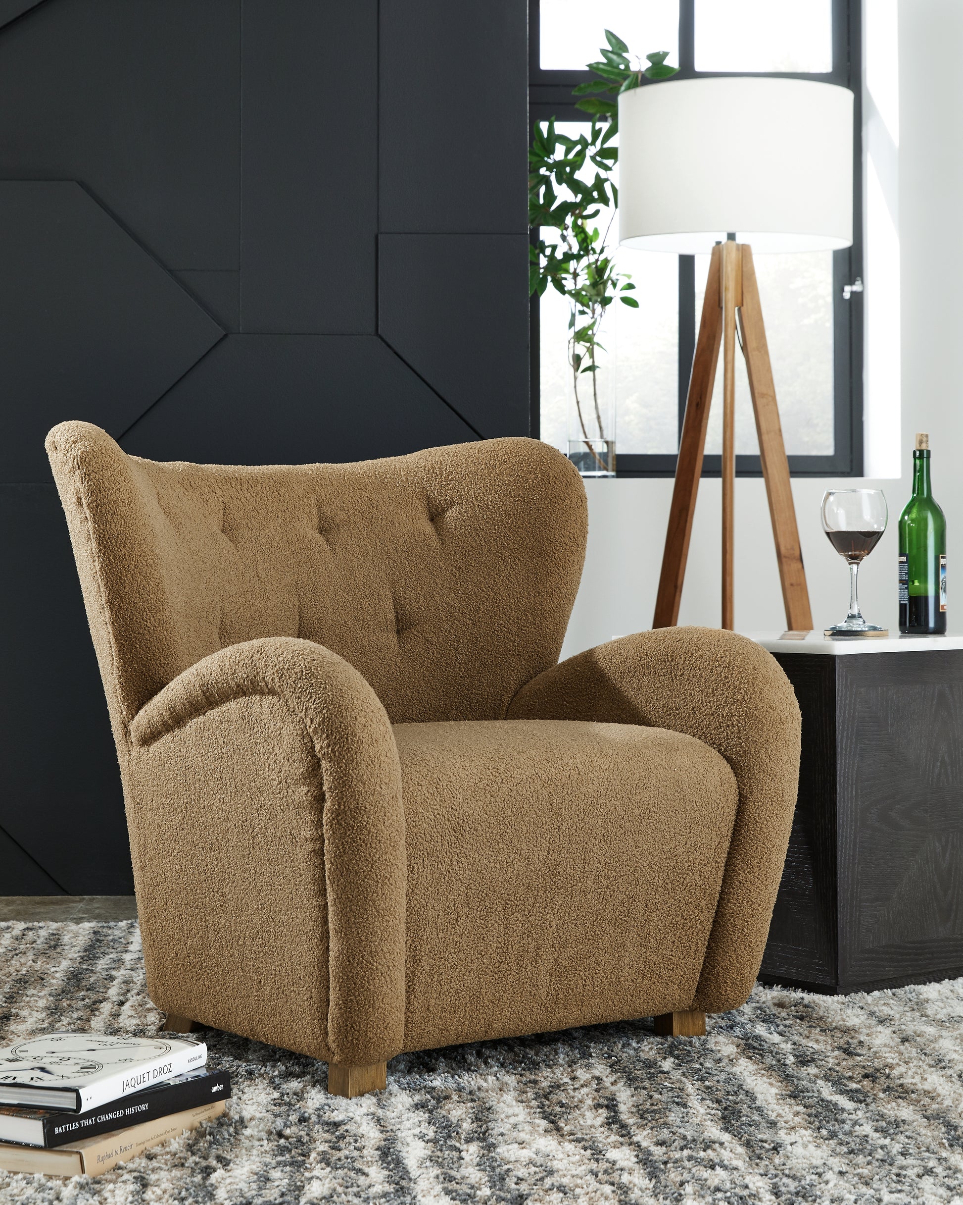 Myers Furniture Outlet - Ashley Furniture - Larbell Accent Chair - Accent Chair / Camel - A3000710