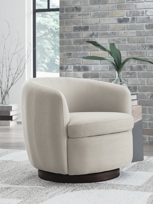 Myers Furniture Outlet - Ashley Furniture - Annbury Swivel Accent Chair - Swivel Accent Chair - A3000786