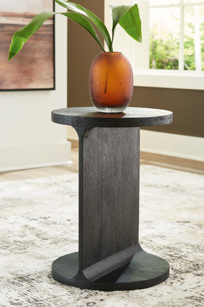 Myers Furniture Outlet - Ashley Furniture - Adderley Accent Table - Accent Table / Black - A4000600