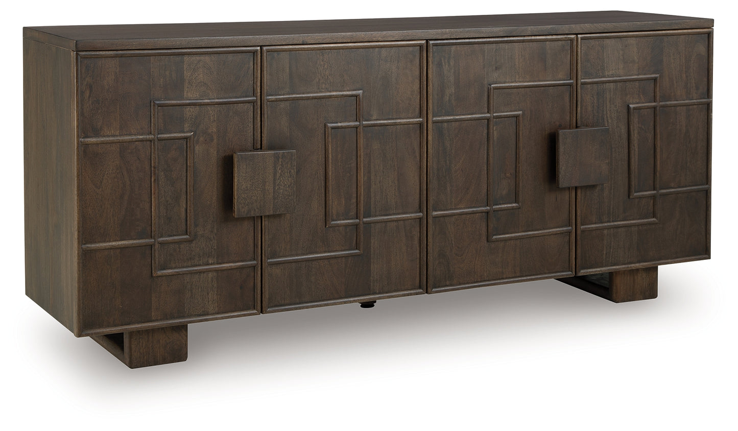 Myers Furniture Outlet - Ashley Furniture - Cato Accent Cabinet - Accent Cabinet / Dark Brown - A4000682
