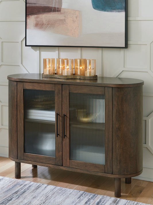 Myers Furniture Outlet - Ashley Furniture - Mayridge Accent Cabinet - Accent Cabinet / Medium Brown - A4000694