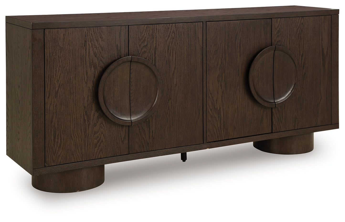 Myers Furniture Outlet - Ashley Furniture - Veeda Accent Cabinet - Accent Cabinet / Dark Brown - A4000703