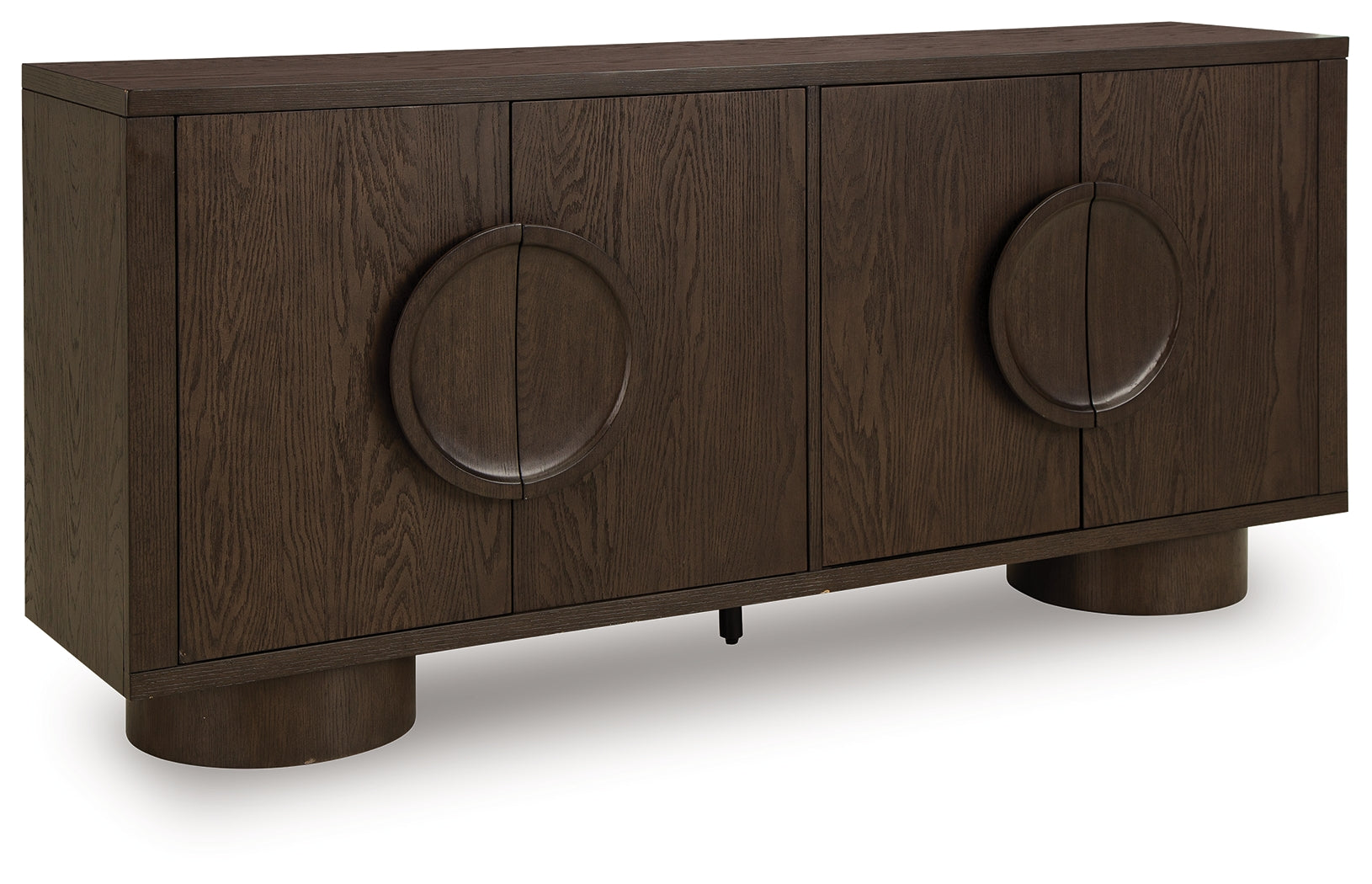 Myers Furniture Outlet - Ashley Furniture - Veeda Accent Cabinet - Accent Cabinet / Dark Brown - A4000703