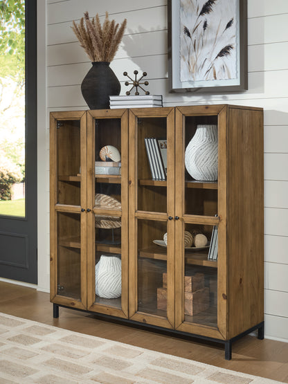 Myers Furniture Outlet - Ashley Furniture - Wrenridge Accent Cabinet - Accent Cabinet / Gray Brown - A4000706
