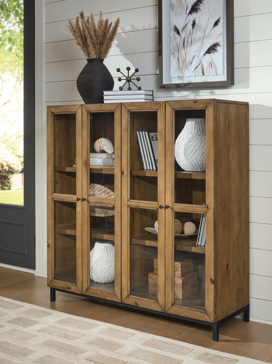 Myers Furniture Outlet - Ashley Furniture - Wrenridge Accent Cabinet - Accent Cabinet / Gray Brown - A4000706