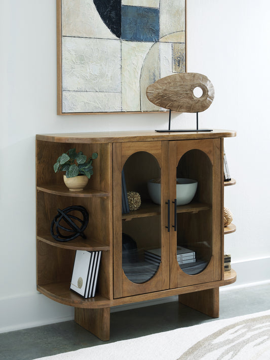 Myers Furniture Outlet - Ashley Furniture - Niall Accent Cabinet - Accent Cabinet / Light Brown - A4000707