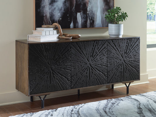 Myers Furniture Outlet - Ashley Furniture - Lavinmont Accent Cabinet - Accent Cabinet / Multi Brown - A4000710