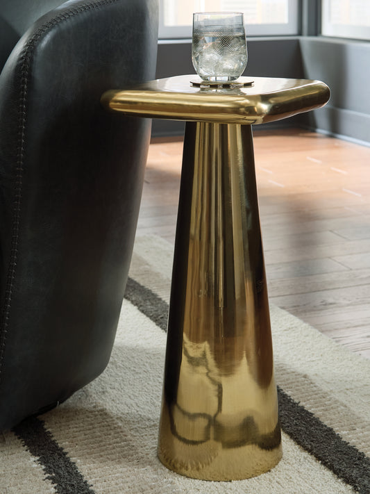 Myers Furniture Outlet - Ashley Furniture - Dallenburg Accent Table - Accent Table / Gold Finish - A4000717