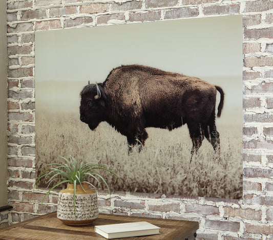 Myers Furniture Outlet - Ashley Furniture - Brutus Wall Decor - Wall Art / Sepia - A8000289
