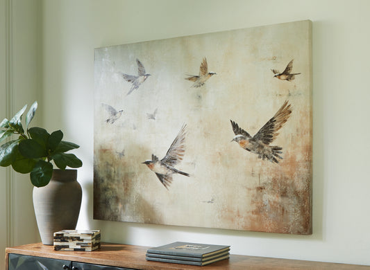 Myers Furniture Outlet - Ashley Furniture - Collmund Wall Decor - Wall Art / Gray/Brown - A8000413