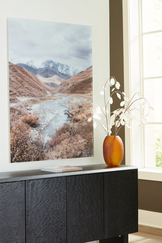 Myers Furniture Outlet - Ashley Furniture - Darinby Wall Decor - Wall Art / Gray/Brown/White - A8000420
