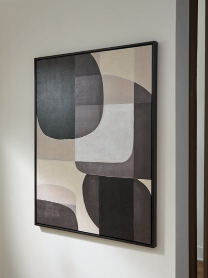 Myers Furniture Outlet - Ashley Furniture - Kesleigh Wall Decor - Wall Art / Black/White - A8000495