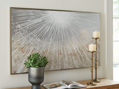 Myers Furniture Outlet - Ashley Furniture - Waldard Wall Decor - Wall Art / Gray/Taupe/White - A8000501