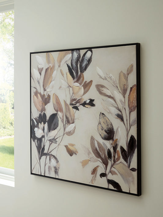 Myers Furniture Outlet - Ashley Furniture - Trulow Wall Decor - Wall Art / Tan/Brown/Black - A8000504