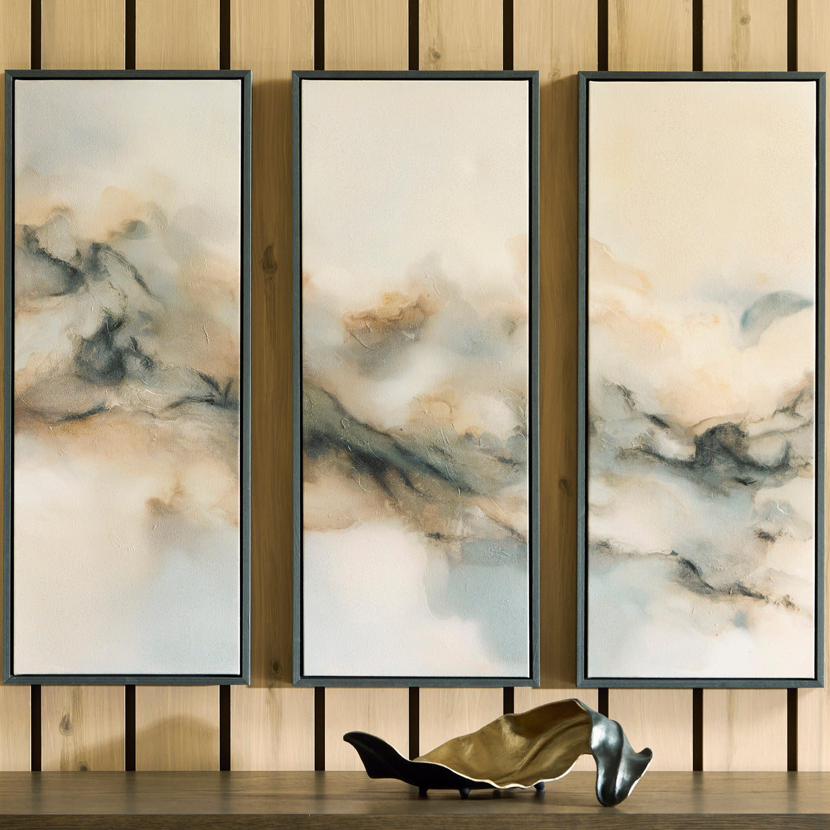 Myers Furniture Outlet - Ashley Furniture - Larrondale Wall Decor - Wall Art Set (3/CN) - A8000556