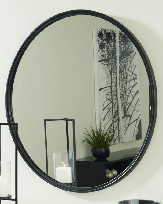 Myers Furniture Outlet - Ashley Furniture - Brocky Mirror - Accent Mirror / White - A8010293
