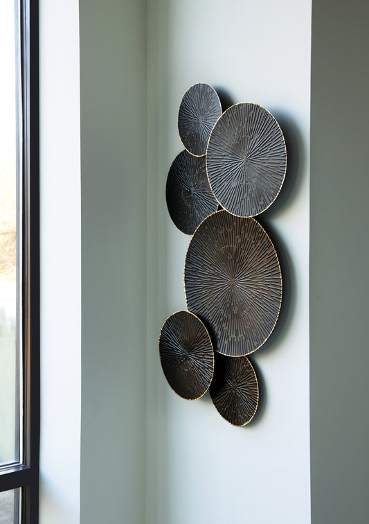 Myers Furniture Outlet - Ashley Furniture - Rhetlen Wall Decor - Wall Decor / Black/Gold Finish - A8010301