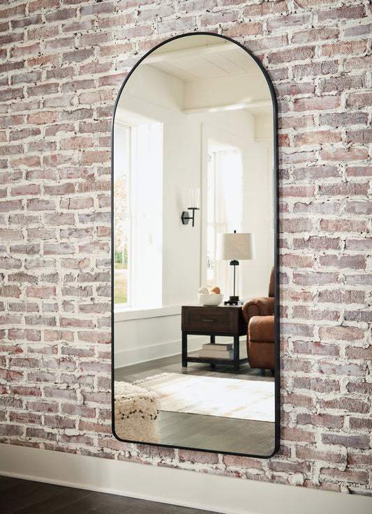 Myers Furniture Outlet - Ashley Furniture - Sethall Mirror - Floor Mirror / Black - A8010307