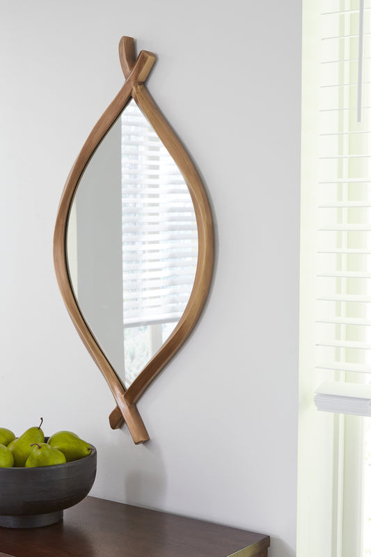 Myers Furniture Outlet - Ashley Furniture - Bartner Mirror - Accent Mirror / Antique Gold Finish - A8010340