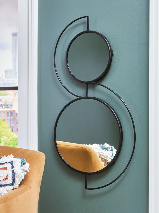 Myers Furniture Outlet - Ashley Furniture - Shayham Mirror - Accent Mirror / Black - A8010402