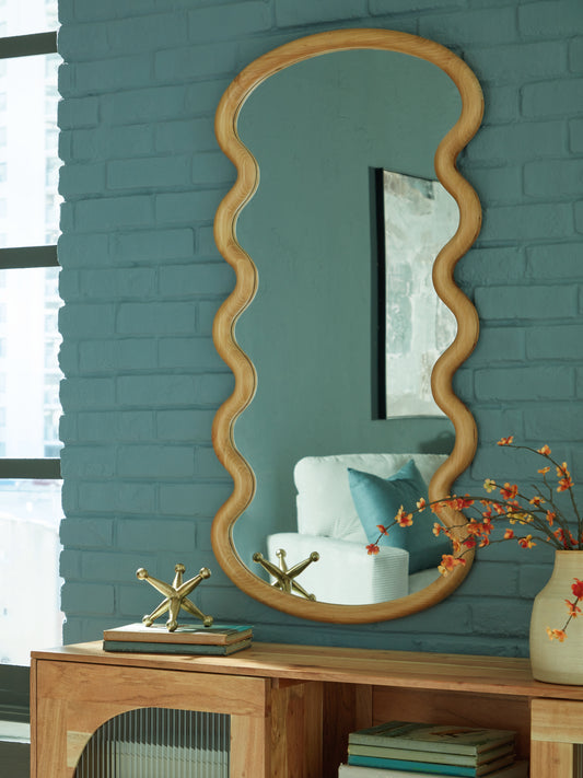 Myers Furniture Outlet - Ashley Furniture - Serendis Mirror - Accent Mirror / Brown - A8010412