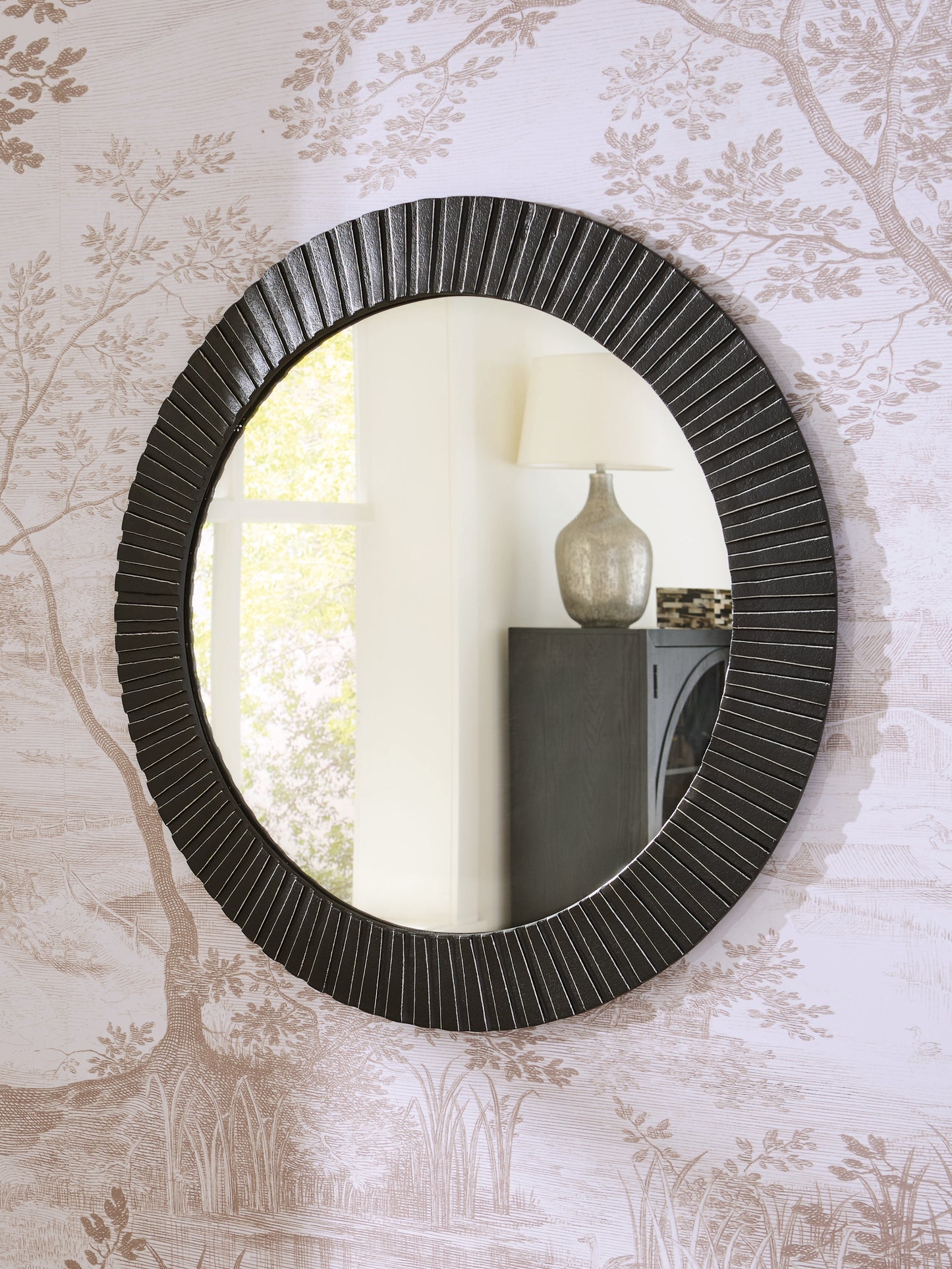 Myers Furniture Outlet - Ashley Furniture - Ozias Mirror - Accent Mirror / Black - A8010417