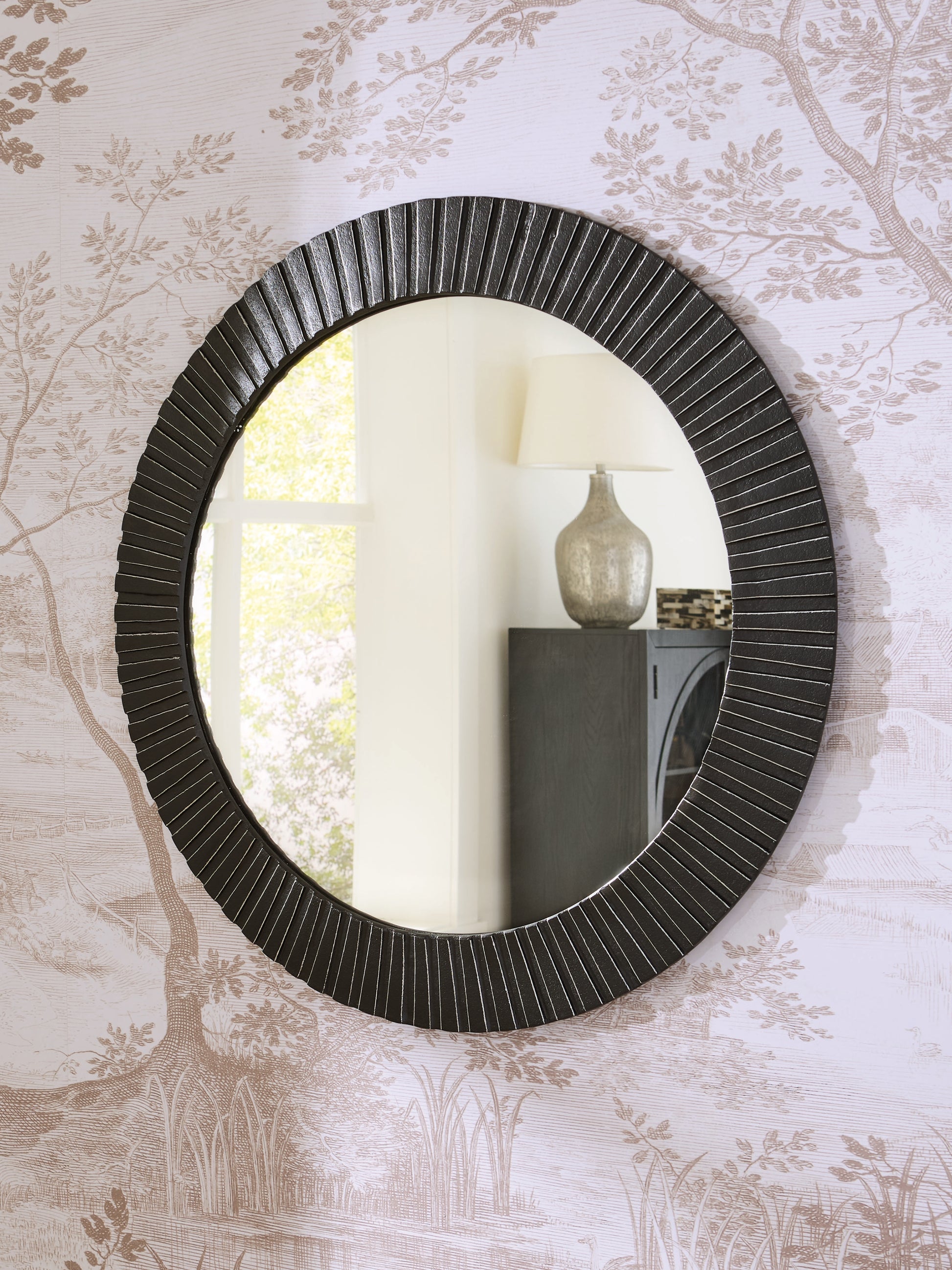 Myers Furniture Outlet - Ashley Furniture - Ozias Mirror - Accent Mirror / Black - A8010417