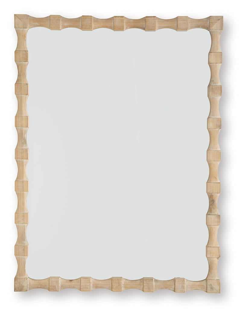 Myers Furniture Outlet - Ashley Furniture - Acelmore Mirror - Accent Mirror / Light Brown - A8010420
