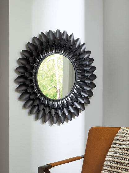 Myers Furniture Outlet - Ashley Furniture - Ryenmour Mirror - Accent Mirror / Oil Rubbed Bronze Finish - A8010421