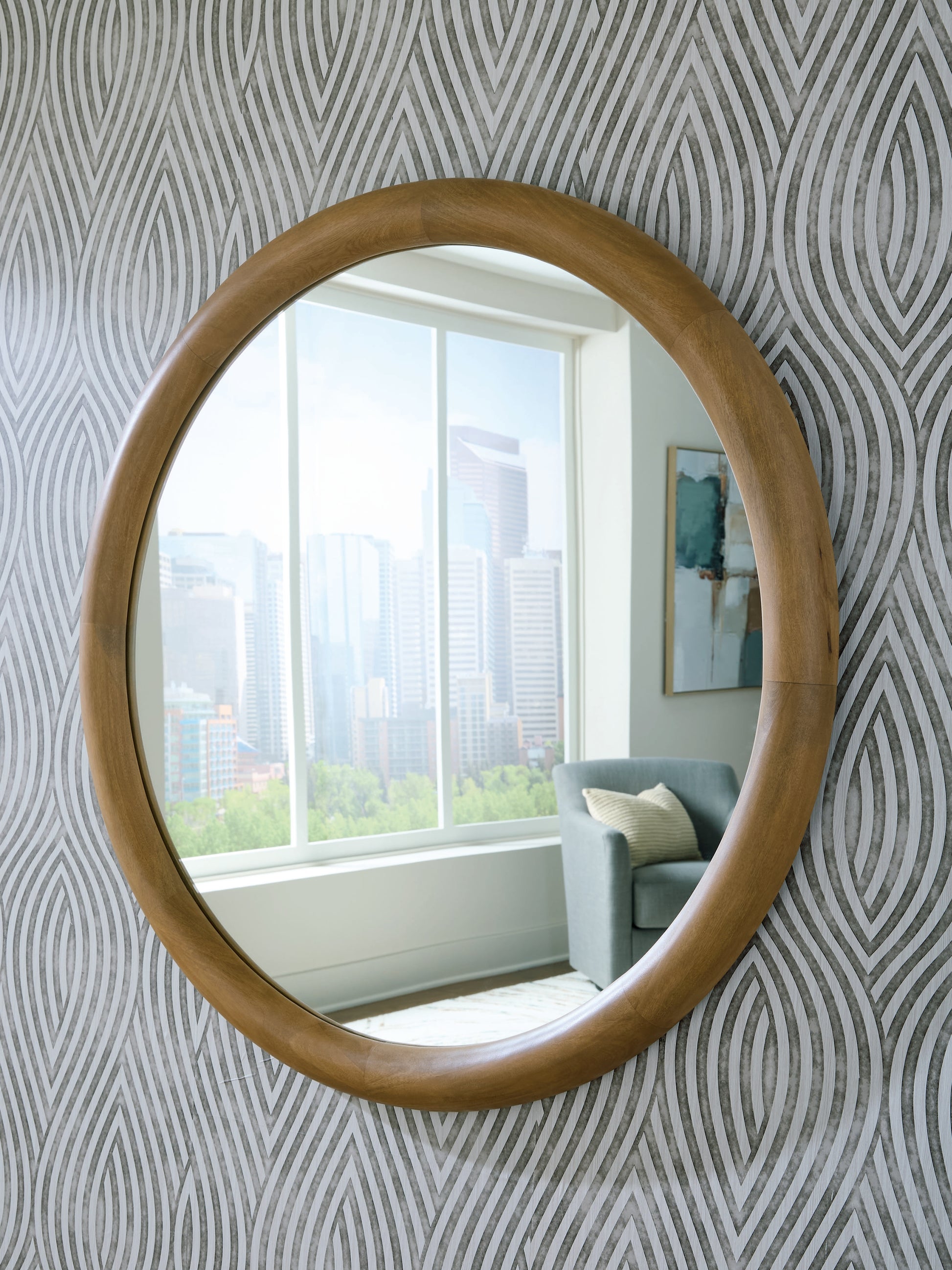 Myers Furniture Outlet - Ashley Furniture - Yadiel Mirror - Accent Mirror / Brown - A8010426